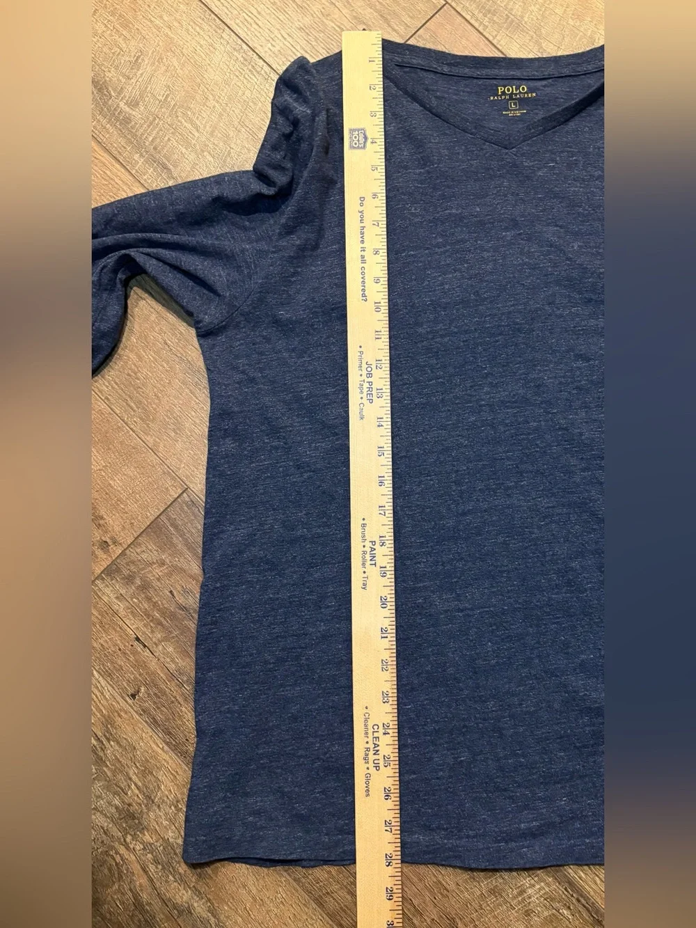 Polo Ralph Lauren Men’s L Navy Long Sleeve V-Neck Shirt